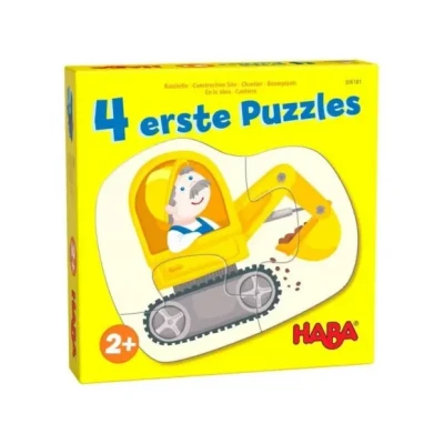 Afbeelding van Haba Legpuzzel 4 Eerste Puzzels Bouwplaats Junior Karton