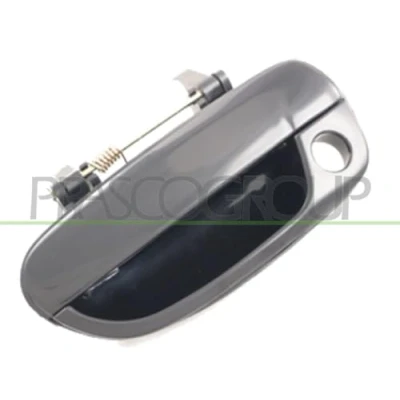 Afbeelding van PRASCO HN0168002 Deurgrepen Buiten, Links voor Zwart Glad HYUNDAI: ACCENT 2
