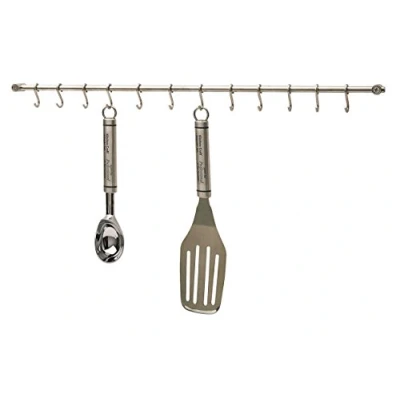 Image de Kitchen craft rail de suspension en acier inoxydable pour ustensiles cuisine 52cm