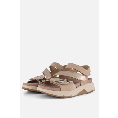 Afbeelding van Gabor Rollingsoft Sandalen beige Synthetisch Dames Maat 41.5