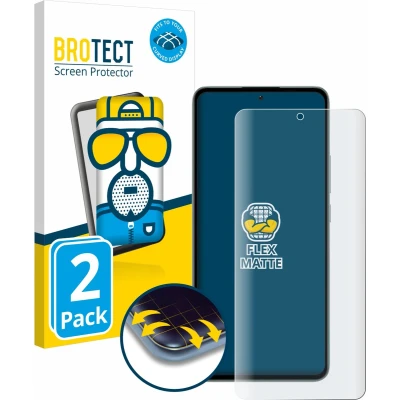 Afbeelding van BROTECT Screenprotector voor Xiaomi 13T Pro Folie Beschermfolie matte volledig dekking (2 Stuks)