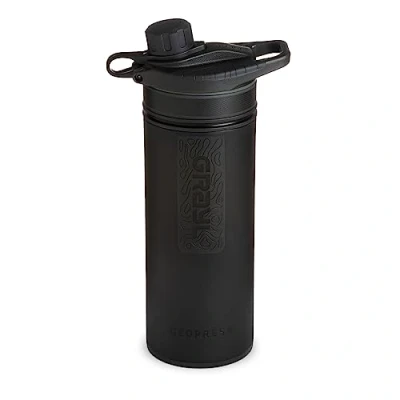 Afbeelding van GRAYL GeoPress filterfles, voor drinkwater, 400 ml, waterfilter wandelen, kamperen, survival en reizen