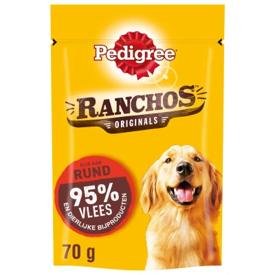 Afbeelding van Pedigree Ranchos 70 g Hondensnacks Rund