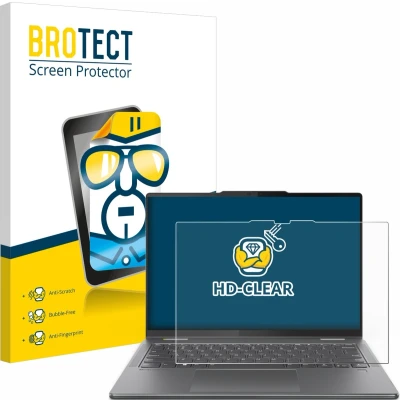 Afbeelding van BROTECT Screenprotector voor Lenovo Yoga 7i 2 in 1 Gen 9 14&quot; Folie Beschermfolie transparant