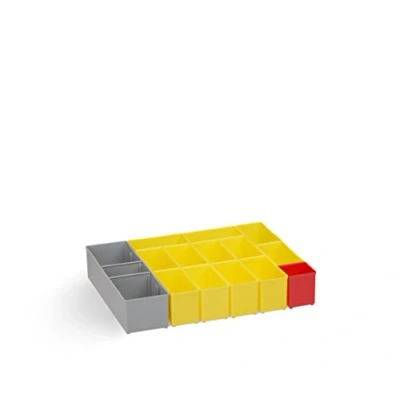 Afbeelding van Insteekdozen B3 geel kleine lege opbergdoos Bosch Sortimo i BOXX 72 Premium sorteerdozen voor onderdelen