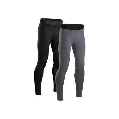 Afbeelding van Danish Endurance Compression 2 PACK Onderbroek, Heren, Maat: Large, Black/grey