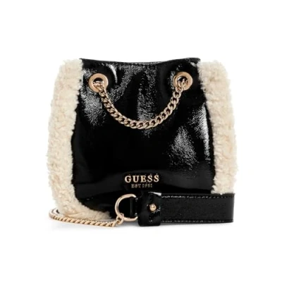 Afbeelding van Guess Davika Schoudertas, Dames, Maat: One Size, Nero