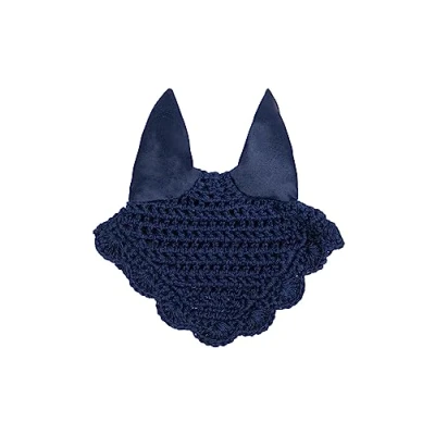 Image de HKM Bonnet Anti Mouches Hobby Horsing Bleu foncé