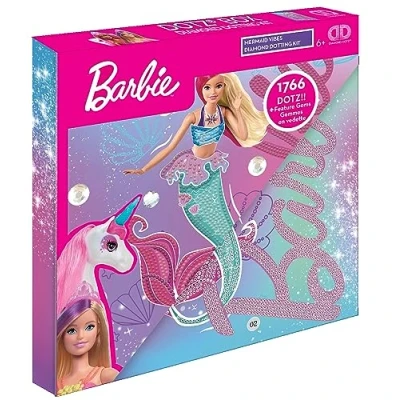 Afbeelding van Diamond Dotz Barbie Mermaid Vibes Painting 1.766 28x28 cm