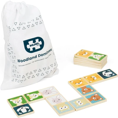 Afbeelding van BigJigs Woodland Animal Dominoes