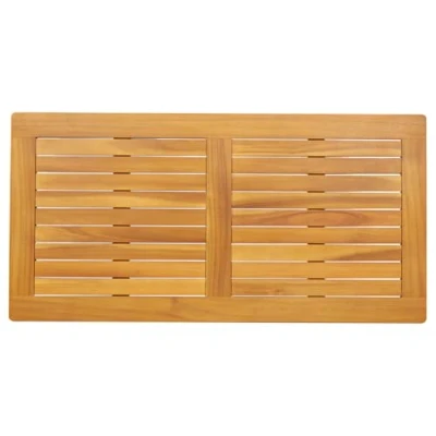 Afbeelding van vidaXL Tafelblad 100x50x2,2 cm Rechthoekig Massief Houten Acacia