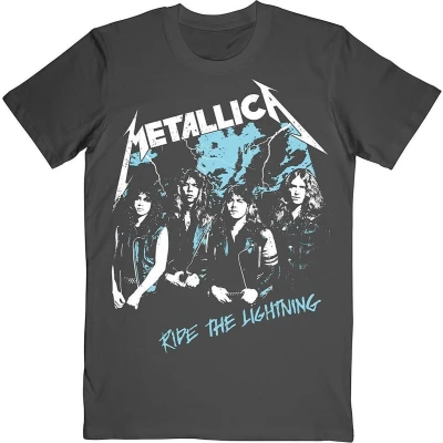 Afbeelding van Metallica Vintage Ride The Lightning Heren T shirt XL Zwart