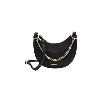 Afbeelding van L.CREDI schoudertas handtas Paulette Crossbody Bag Black zwart