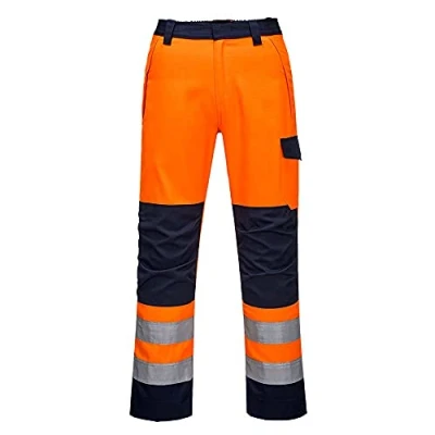 Afbeelding van Portwest MV36 Modaflame Go/Rt broek, oranje/marineblauw, maat XL, oranje/marineblauw
