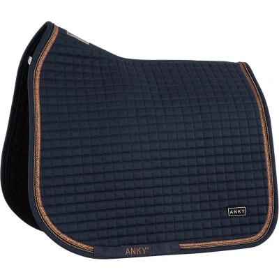 Afbeelding van ANKY Zadeldekje Cotton Twill Dressuur Dark Navy Full