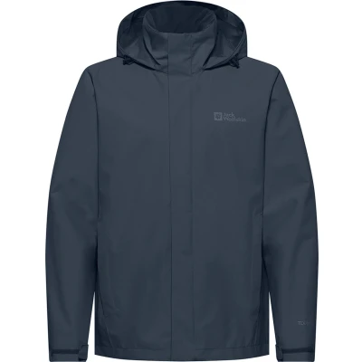 Afbeelding van Jack Wolfskin Trailtime Regenjas, Heren, Maat: Small, Midnight sky