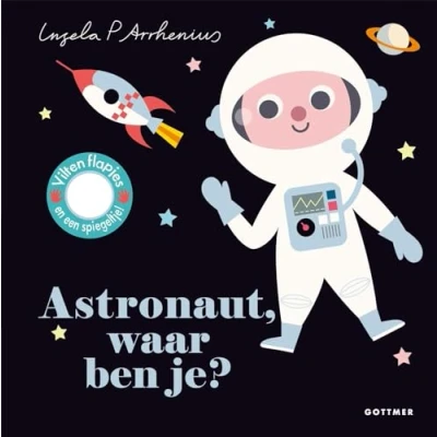 Afbeelding van Uitgeverij gottmer kartonboekje astronaut waar ben je?