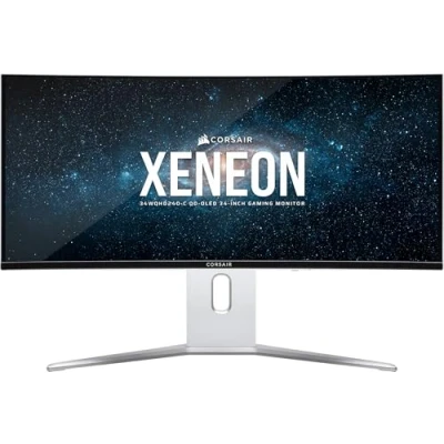 Afbeelding van Corsair XENEON 34WQHD240 C computer monitor 86,4 cm (34&quot;) 3440 x 1440 Pixels WQXGA QDOLED Wit