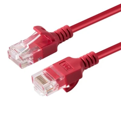 Afbeelding van Microconnect V UTP6A015R SLIM, 1,5 m, Cat6a, U/UTP (UTP), RJ 45, Rood