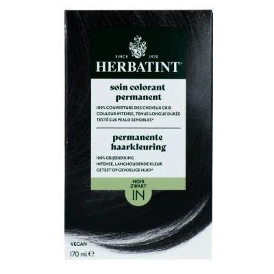 Afbeelding van Herbatint Permanente Haarkleuring Zwart 170ML