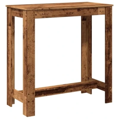 Afbeelding van vidaXL Bartafel 102x50x103,5 cm bewerkt hout oud houtkleurig