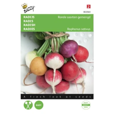 Afbeelding van Radijs Ronde soorten gemengd