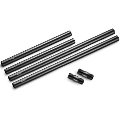 Afbeelding van SMALLRIG 15mm Staven met M12 Draad Rod Connector voor DSLR Camera, Lenshouder, Follow Focus 1659