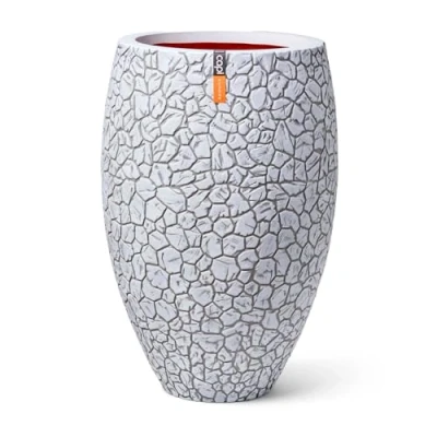 Afbeelding van Bloempot Clay elegant Deluxe 50x72 cm ivoorkleurig