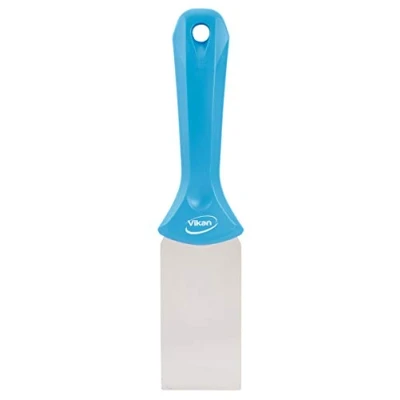 Afbeelding van Vikan Handschrapers en Krabbertjes Hygiene Handschraper met RVS Blad Blauw 50mm