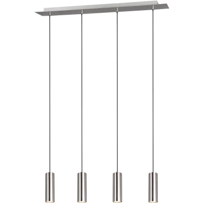 Afbeelding van TRIO MARLEY Hanglamp Nikkel mat excl. 4x GU10 35W Aanpasbaar in de hoogte