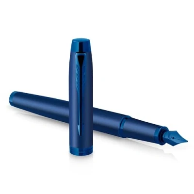 Image de Stylo plume Parker IM Monochrome Bleu fine encre bleue Coffret cadeau