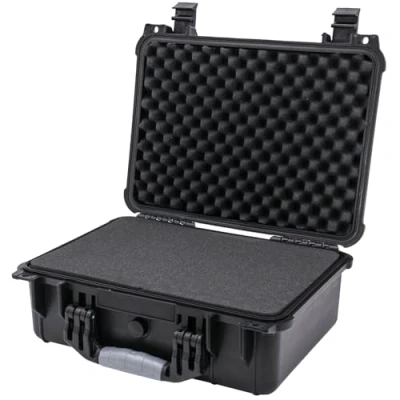 Afbeelding van HMF ODK100 outdoorkoffer voor fotoapparatuur, wapenkoffer met rasterschuim, 41 x 32 17,5 cm.