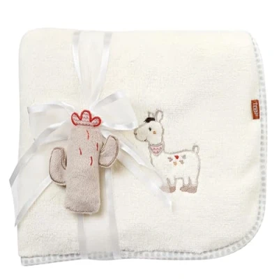 Afbeelding van knuffeldeken Peru / knuffelige voor baby&#039;s en peuters vanaf 0+ maanden om te knuffelen, als kruipmat, knuffeldoek of deken thuis onderweg