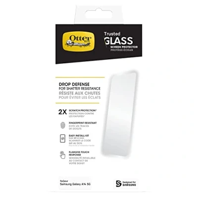 Image de OtterBox Trusted Glass Protection d&#039;écran pour téléphone portable verre clair Samsung Galaxy A14 5G