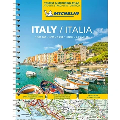 Afbeelding van Italy Tourist and Motoring Atlas (A4 Spiral)