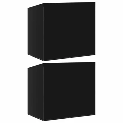 Afbeelding van vidaXL Schommelbankhoezen 2 st met 6 oogjes 185x117x170 cm