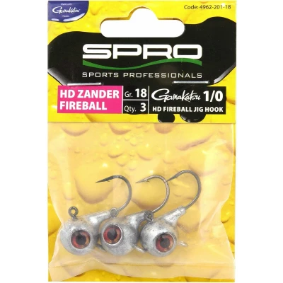 Afbeelding van Spro HD Zander Fireballs 24g (3 Stuks)
