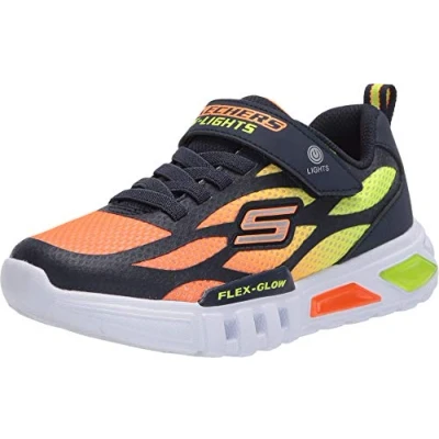 Afbeelding van Skechers Flex glow Dezlom, Jongens Sneakers, Navy Blauw