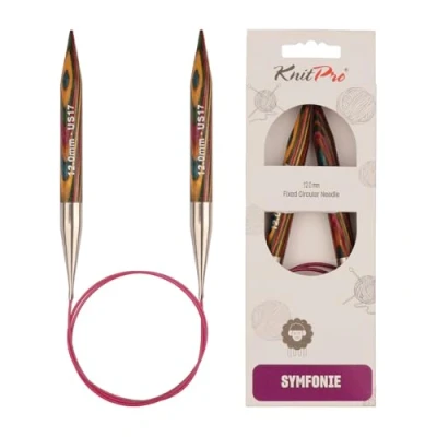 Afbeelding van KnitPro Symfonie rondbreinaalden 150cm 12.00mm 3st