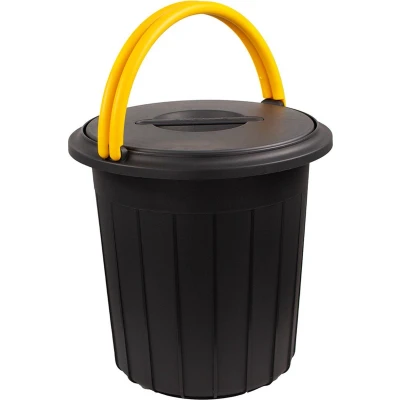 Afbeelding van Afvalemmer met Deksel voor Afvalscheiding 16L, Recycle Vuilnisbak, prullenbak