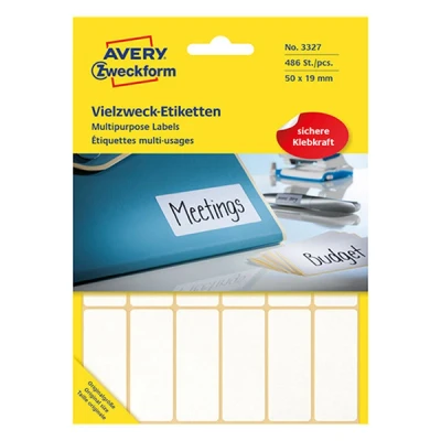 Image de Avery Multi Purpose Labels 3327 étiquettes 486 unités