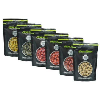 Afbeelding van Pro Line Soluble Baits Garlic &amp; Robin Red Boilies 20mm (1kg)