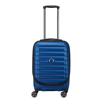 Afbeelding van Delsey Paris Shadow Rollen Kabinentrolley Laptopfach MIT Dehnfalte Trolley, Maat: One Size, Blau