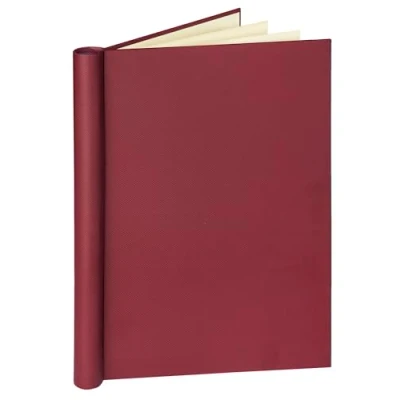 Afbeelding van Veloflex 4944 220 gebonden notitieboek, A4, stofkorrel, rood