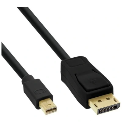 Image de Câble InLine® Mini DisplayPort à noir 2m
