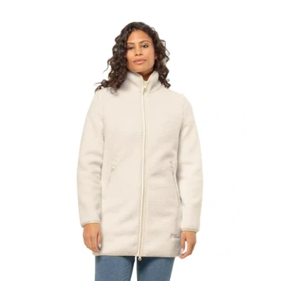 Afbeelding van Jack Wolfskin HIGH CURL W Fleecejas, Dames, Maat: Small, Panna cotta