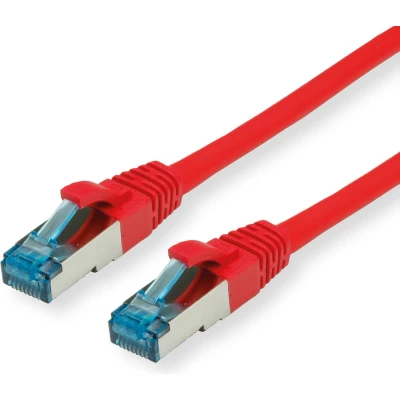 Afbeelding van VALUE Patchkabel Kat.6A (Class EA) S/FTP (PiMF), LSOH, rood, 0,3 m