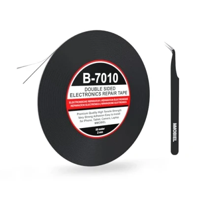 Afbeelding van MMOBIEL 2mm Dubbelzijdig Plakband 50 meter lang voor reparaties met Gereedschapset Telefoon, Tablet en Laptops