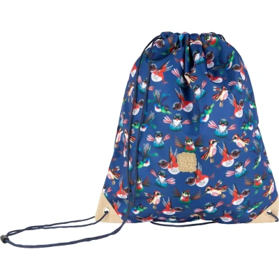 Afbeelding van Pick &amp; Pack Vogels Gymtas, Zwemtas Donkerblauw