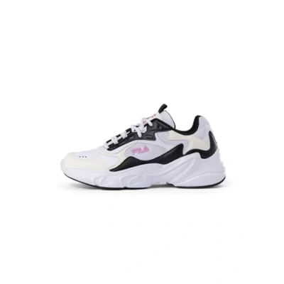 Afbeelding van Fila Collene CB Teens Unisex Sneakers laag voor kinderen, Maat: 39, White/black Imitatieleer/ textiel